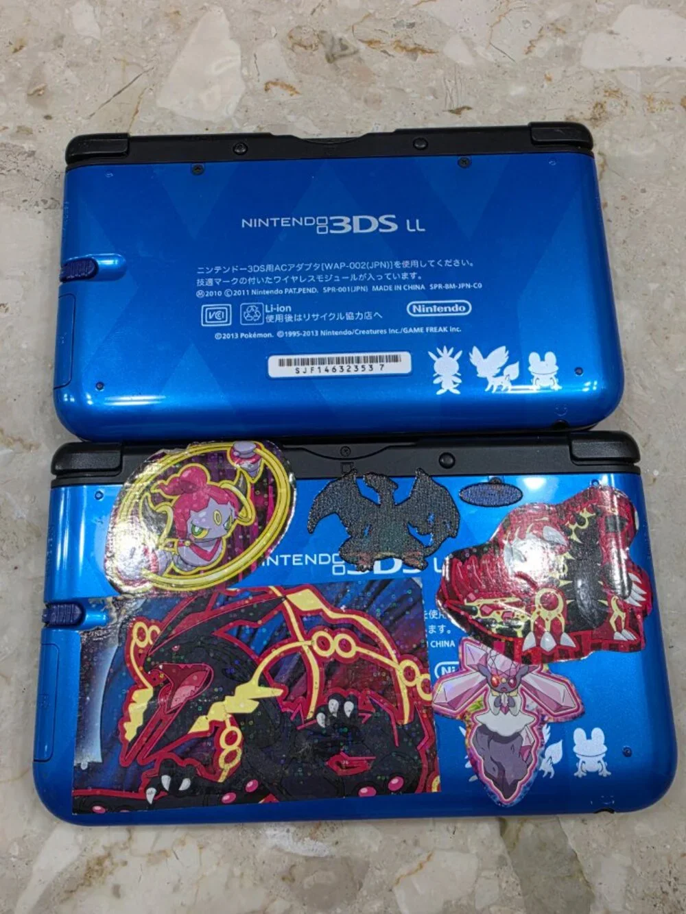 1X Nintendo 3ds XL LL Pokémon Xerneas and Yveltal  64gb Console System Japan